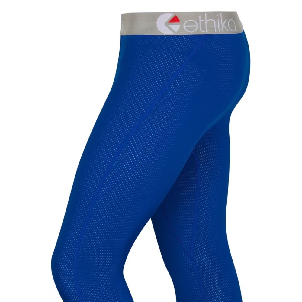 Ethika Micromesh 3/4 Compression Tights Royal Blue – Men's Large